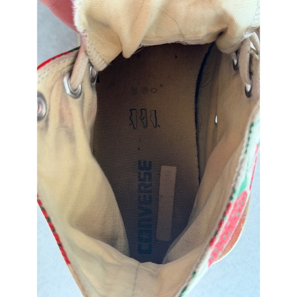 Converse Chuck Taylor All Star Platform Strawberry Print High Top Sneakers - Picture 8 of 11